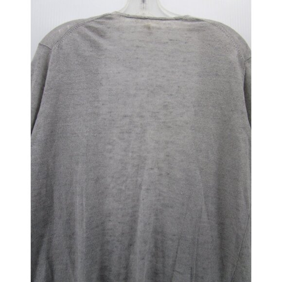 Eileen Fisher Sweater Medium Linen Open Cardigan Lagenlook Knit * - Picture 8 of 11